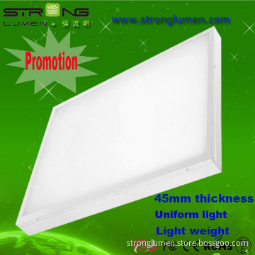 Soft Light Front View Light Weight LED Panel Light 45mm thickness